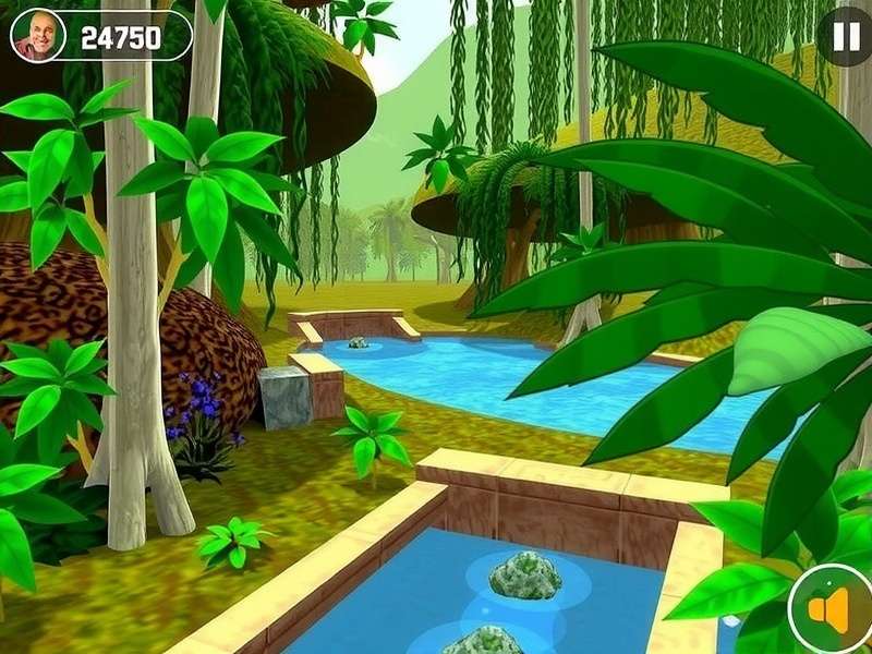 Kodagu Wildlife Safari game screenshot showing jungle environment